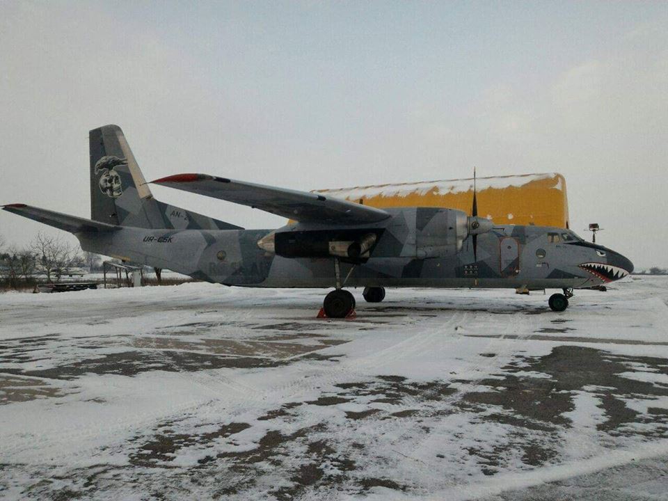 В аэропорту Ровно появился самый известный самолет Ан-26