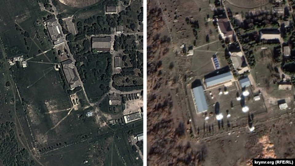 Украинский космический центр зафиксировал новые военные объекты в Крыму 