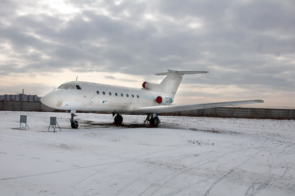 Продолжается реставрация Як-40 в Государственном авиамузее