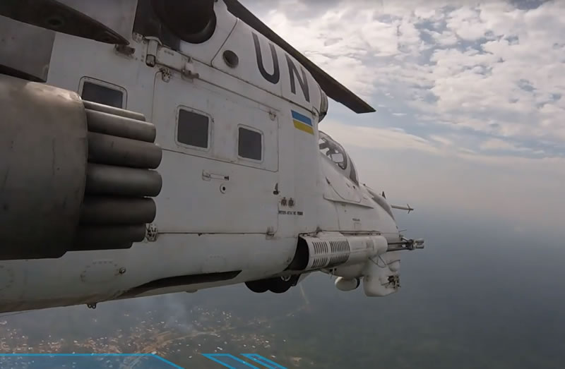 Украинские вертолетчики приняли участие в отражении нападения боевиков в Конго