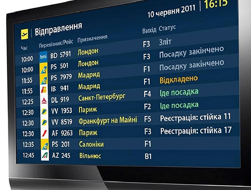 Министерство инфраструктуры опубликовало рейтинг пунктуальности авиакомпаний