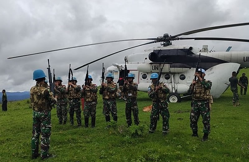 Украинские миротворцы обеспечили ротацию индонезийского контингента Миссии ООН в Конго