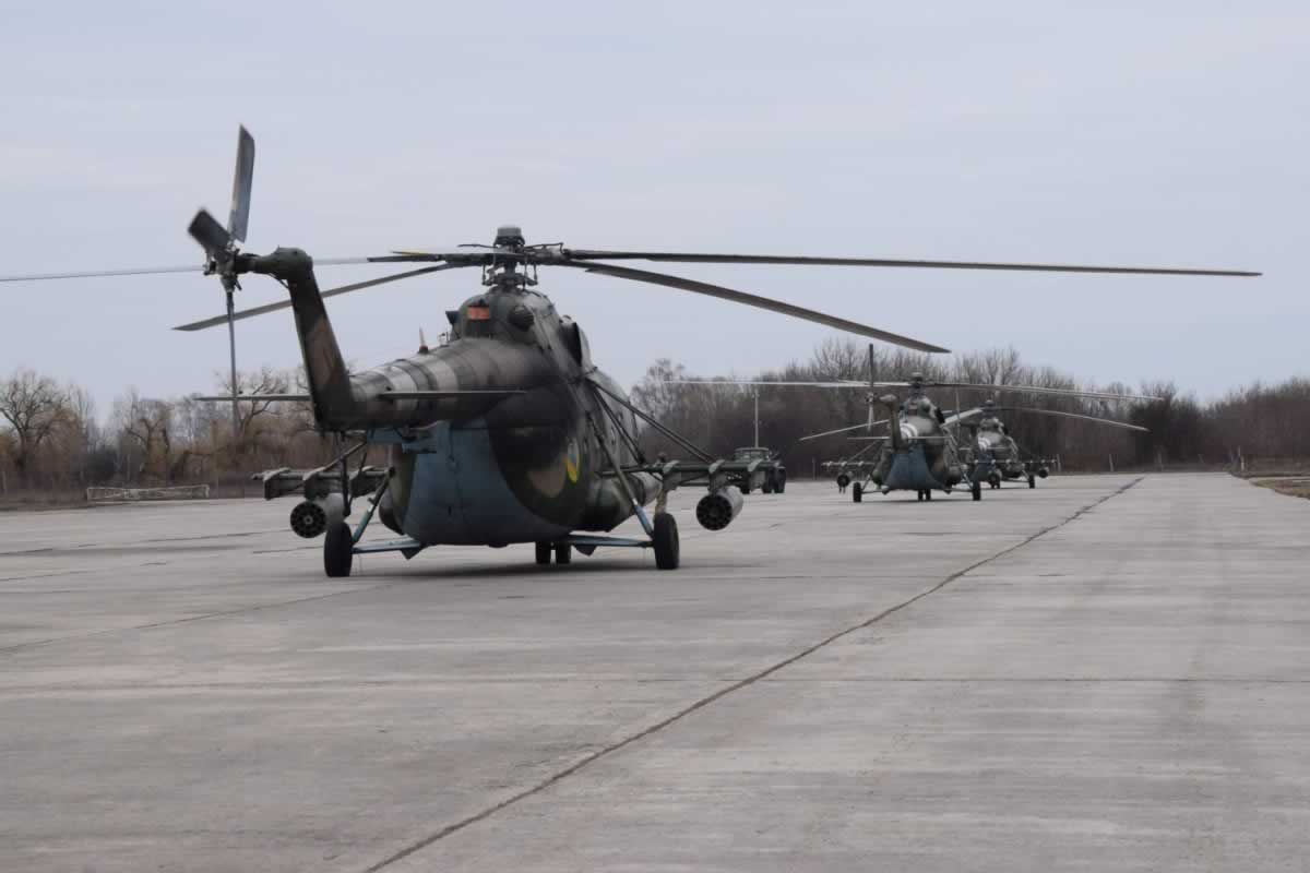 Полтавские вертолетчики вернулись из ротации в район проведения ООС
