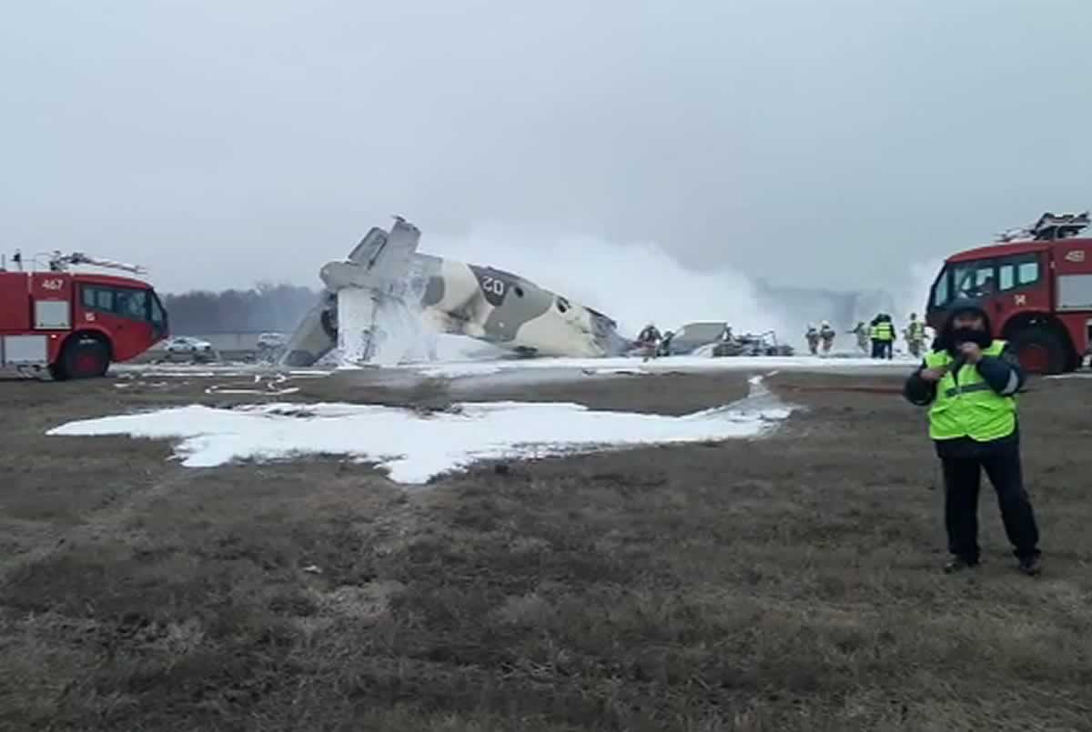 В Казахстане разбился Ан-26