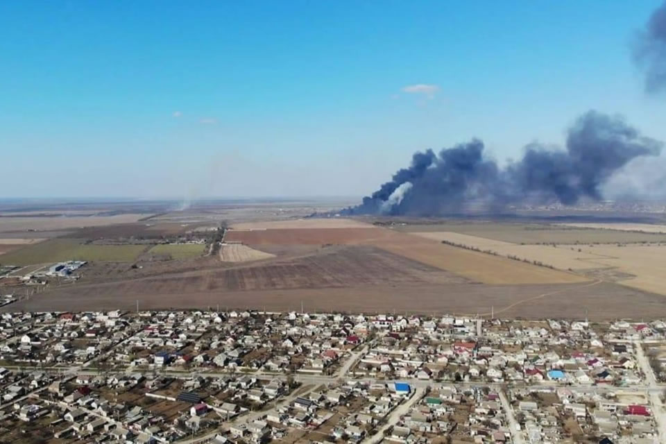 ЗСУ знов спалили гелікоптери агресора у Чорнобаївці