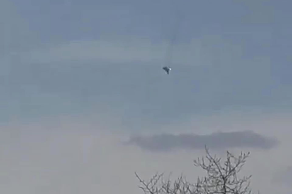 В районі Єнакієво знищено російський винищувач-бомбардувальник Су-34