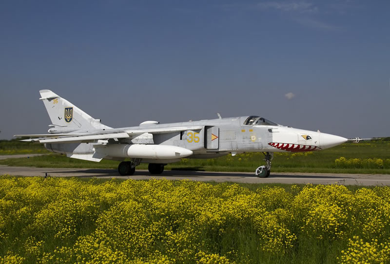 Су-24МР из состава бывшего 48 ограп (Коломыя). Введен в строй после хранения, Староконстантинов, 2015 г.