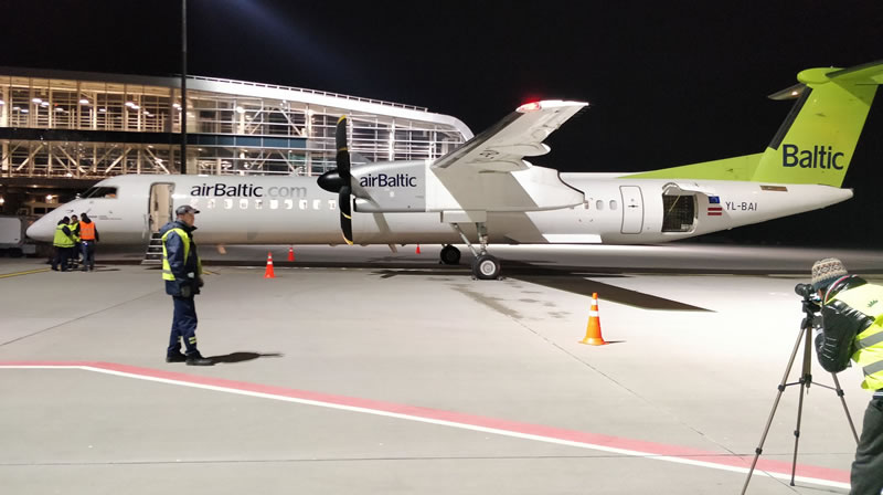 airBaltic выполнила первый рейс во Львов 