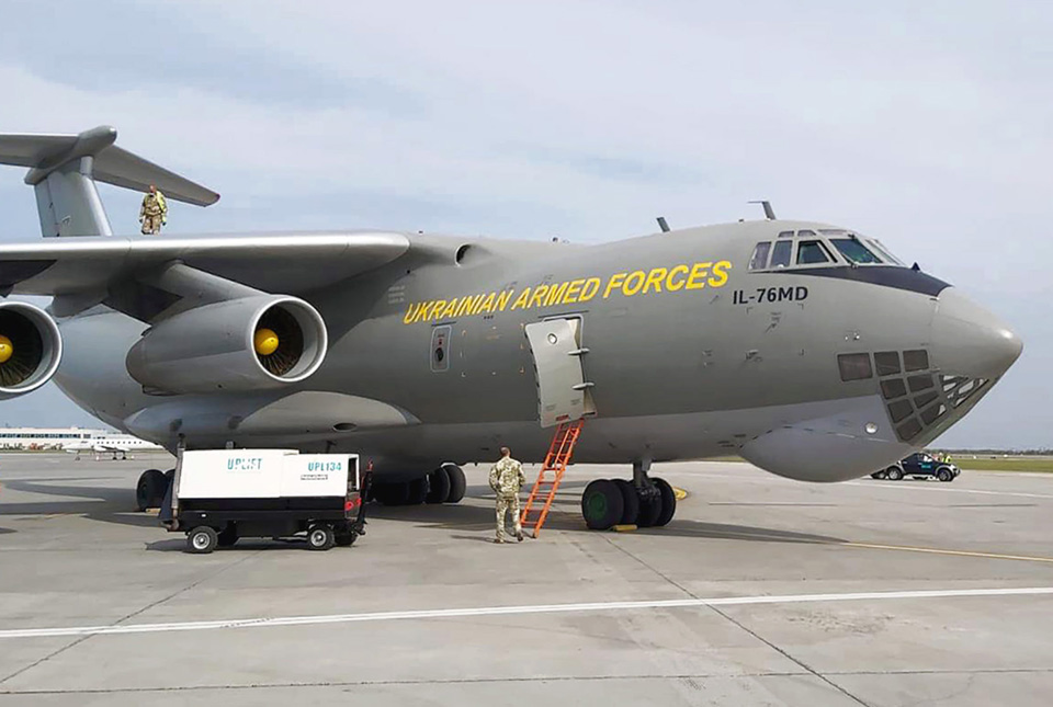 Военно-транспортная авиации Воздушных Сил продолжает авиаперевозки медицинских средств из Китая для Украины и западных партнеров