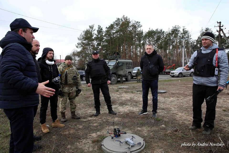 МВС України почало фіксувати наслідки російського вторгнення за допомогою дронів