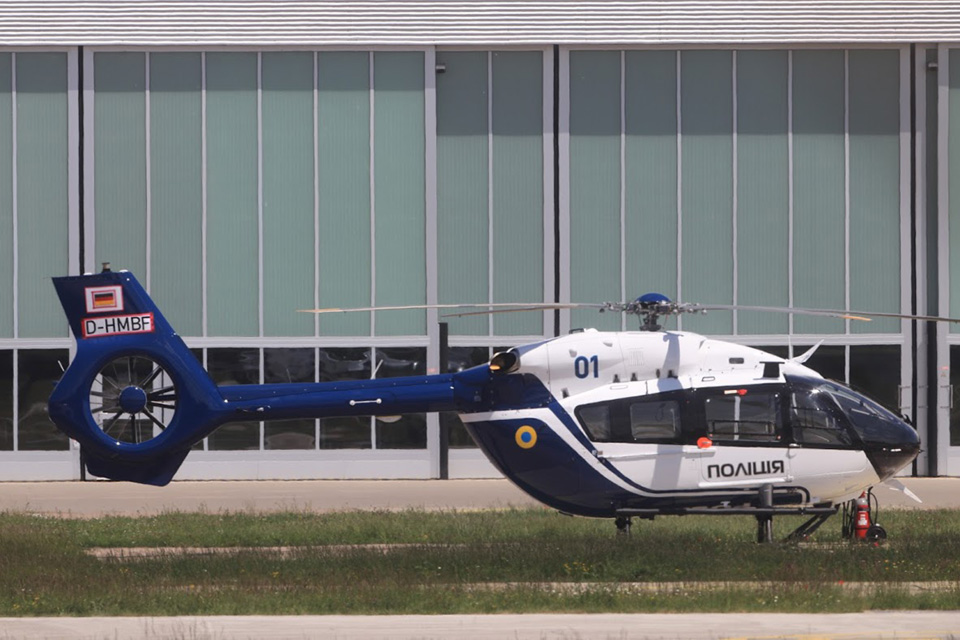Первый вертолет Airbus Н145 для НПУ