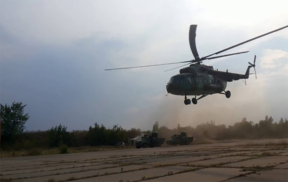 Дело о повреждении военного вертолета Ми-8 направили в суд