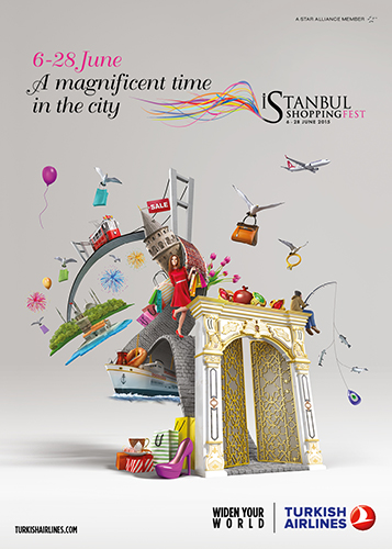 На Istanbul Shopping Fest по промотарифу из Украины в Стамбул от Turkish Airlines 