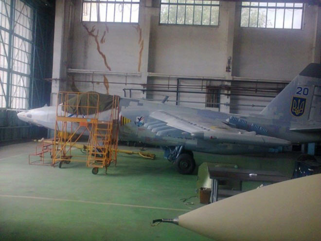 Модернизированный самолет Су-25 передали Воздушным силам