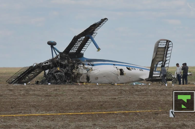 В Казахстане упал самолет Ан-2