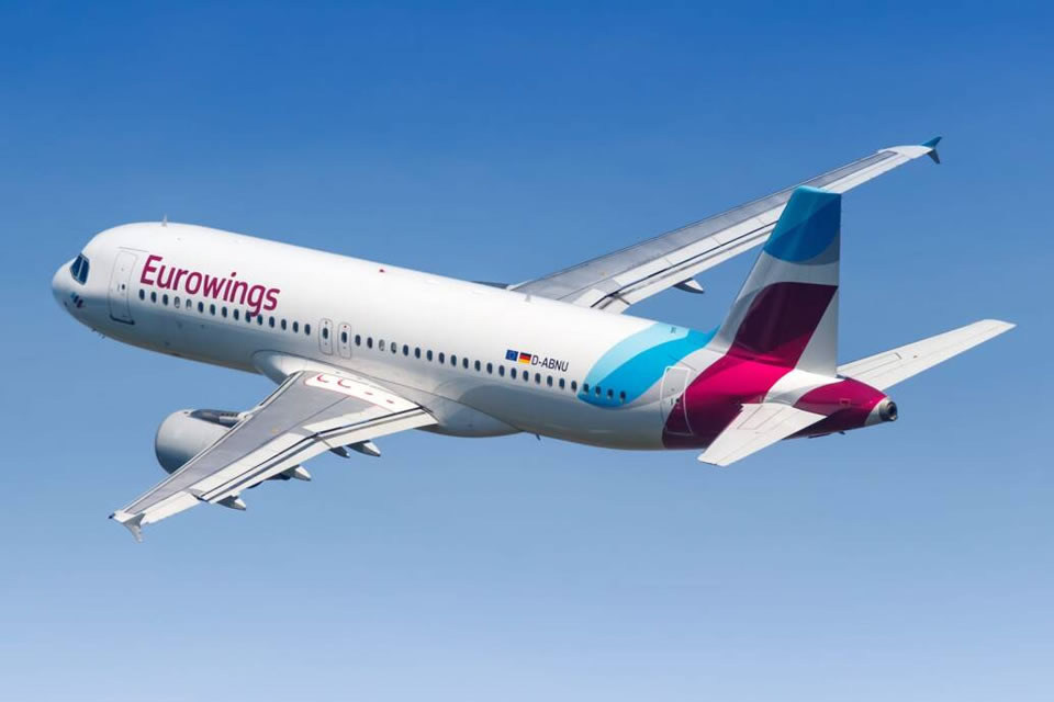 Eurowings начнет полеты в Украину в сентябре