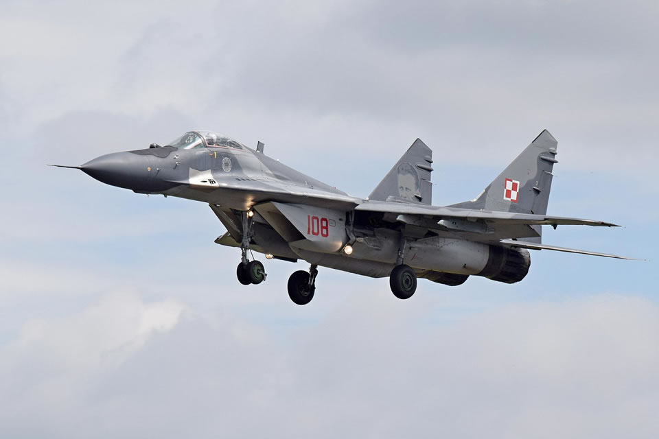 В Польше на учениях обстреляли МиГ-29
