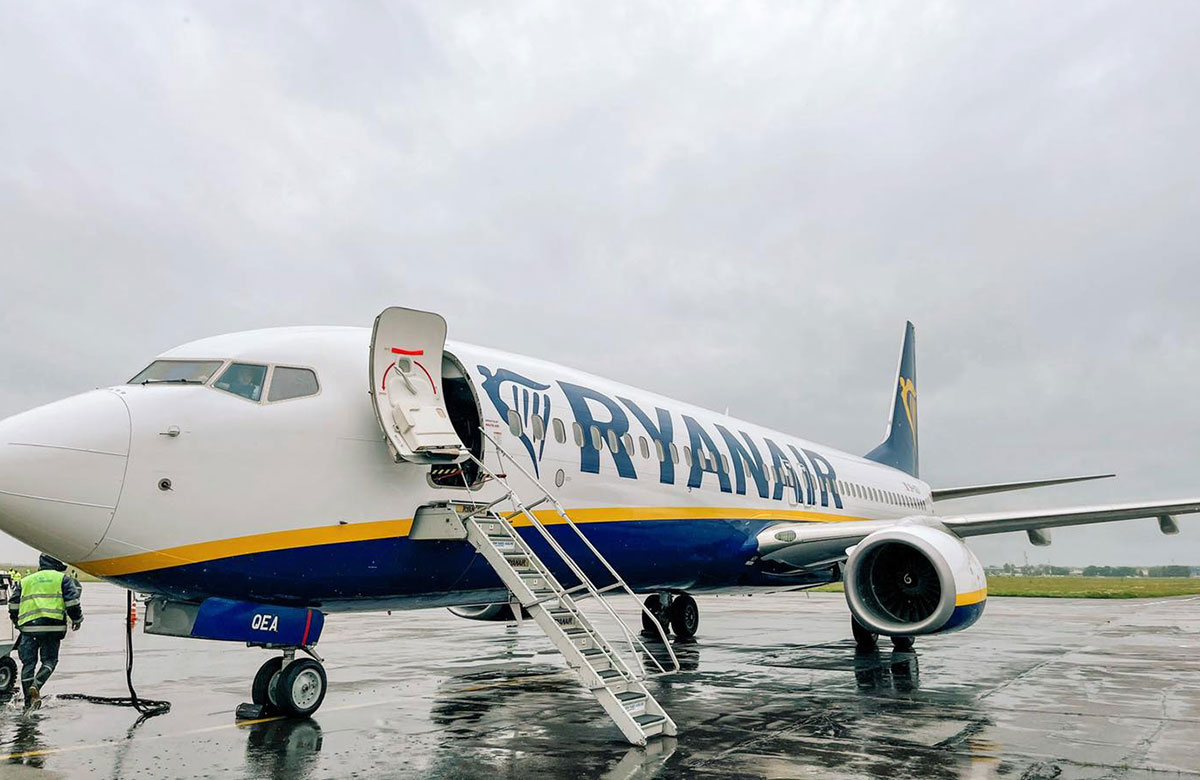 Ryanair возобновил рейсы из Польши в Одессу