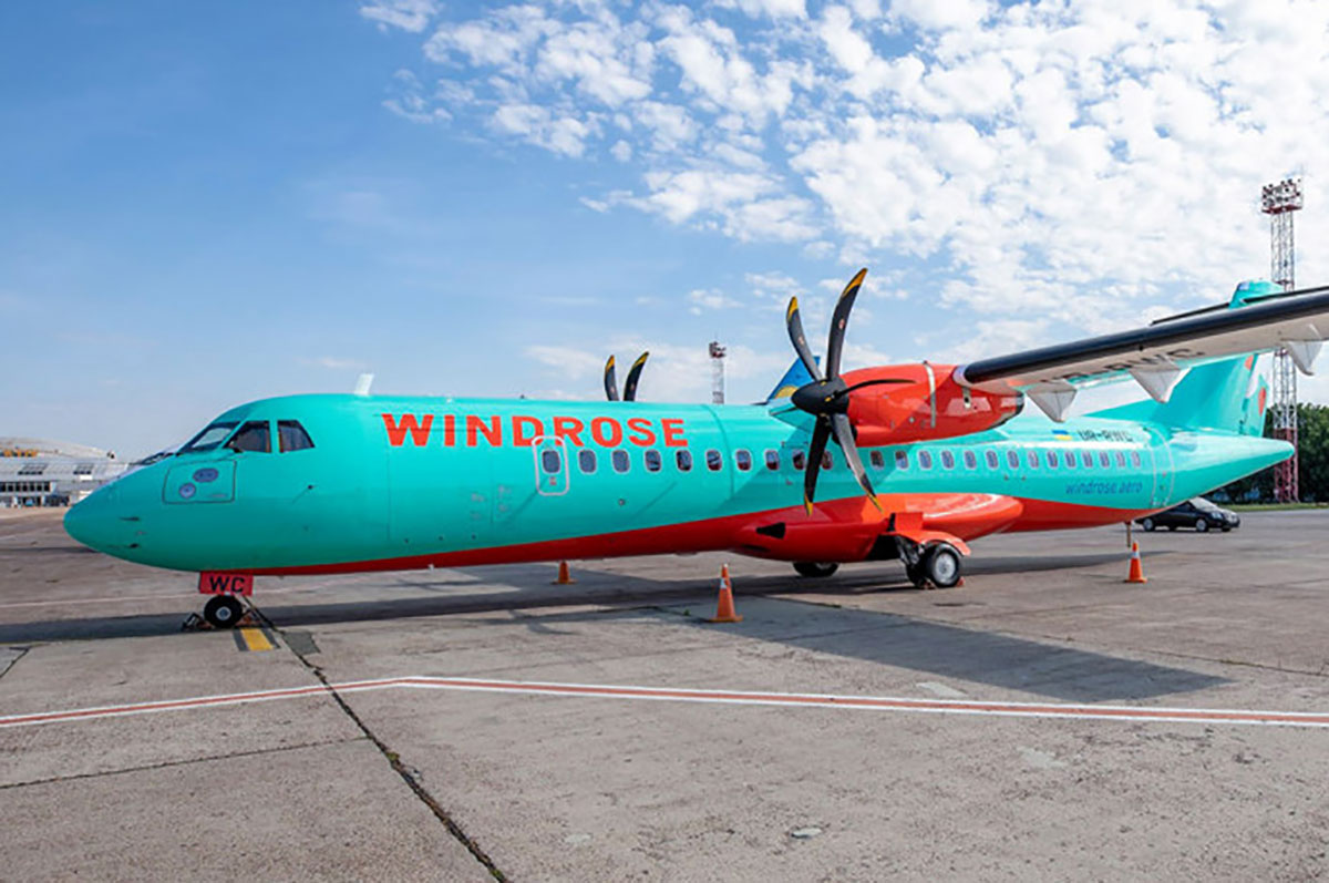 Авиакомпания Windrose выполнила первый рейс в Ужгород