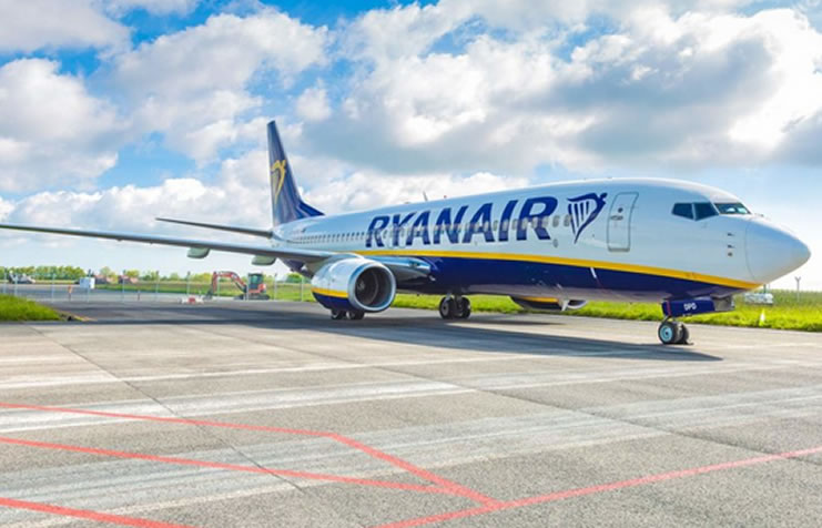 Авиакомпания Ryanair - 16 новых маршрутов в Италию