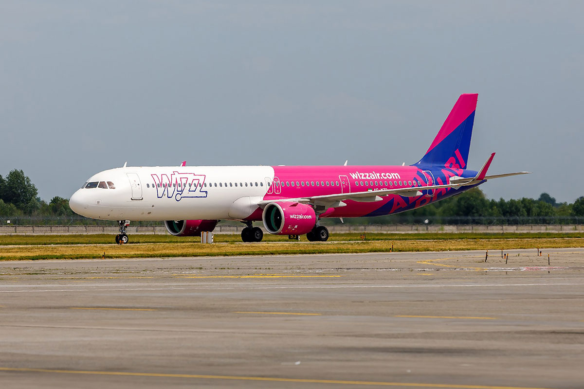 Wizz Air Abu Dhabi выполнила первый рейс в аэропорт Борисполь