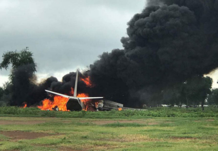 Грузовой самолет Ан-26 потерпел крушение в Южном Судане