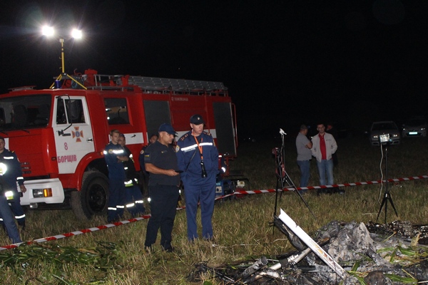 В Тернопольской области разбился мотодельтаплан. Пилот погиб.