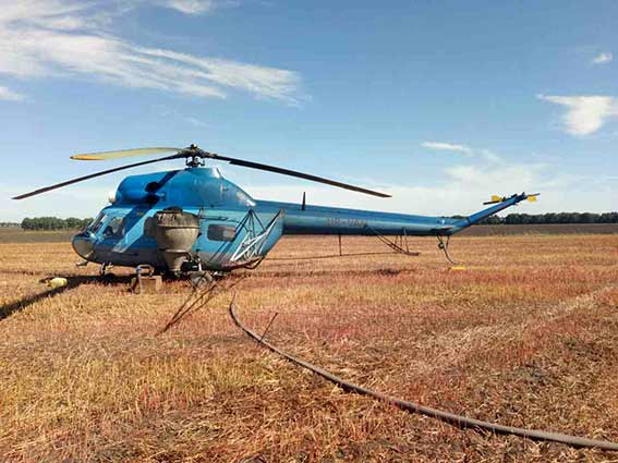 В Винницкой области агроном погиб под лопастями вертолета