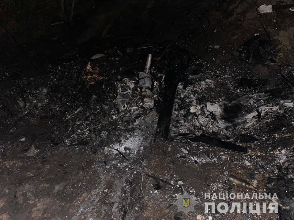 Полиция расследует падение самолета на Киевщине