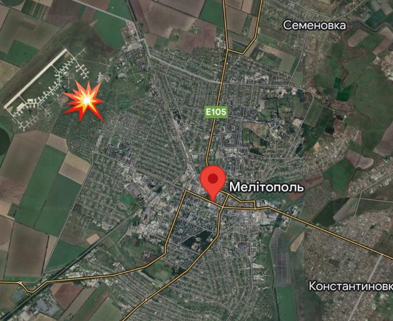 У Мелітополі вибухи в районі аеродрому
