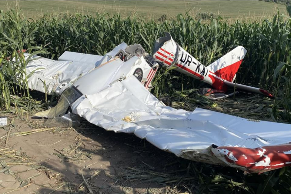 НБРТ встановило ймовірні причини катастрофи навчального літака К-10 "Свіфт" на Львівщині