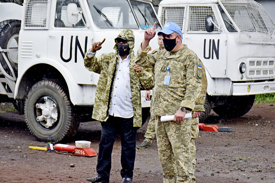 Инспекторы штаба Миссии ООН проверили матобеспечение 18 ОВО