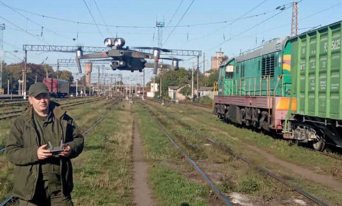 На Юго-Западной железной дороге для охраны грузов успешно применяют дроны