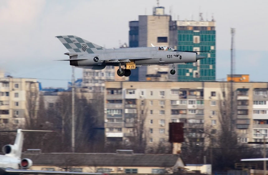 В Одессе прошли испытания модернизированных Миг-21