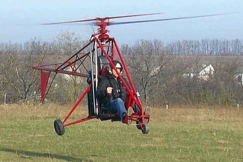 Как винничанин создал самодельный вертолет