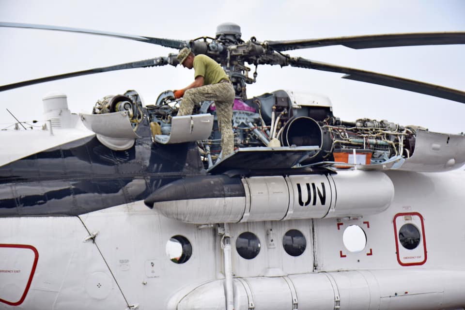 В Конго проведены регламентные работы на вертолетах Ми-8