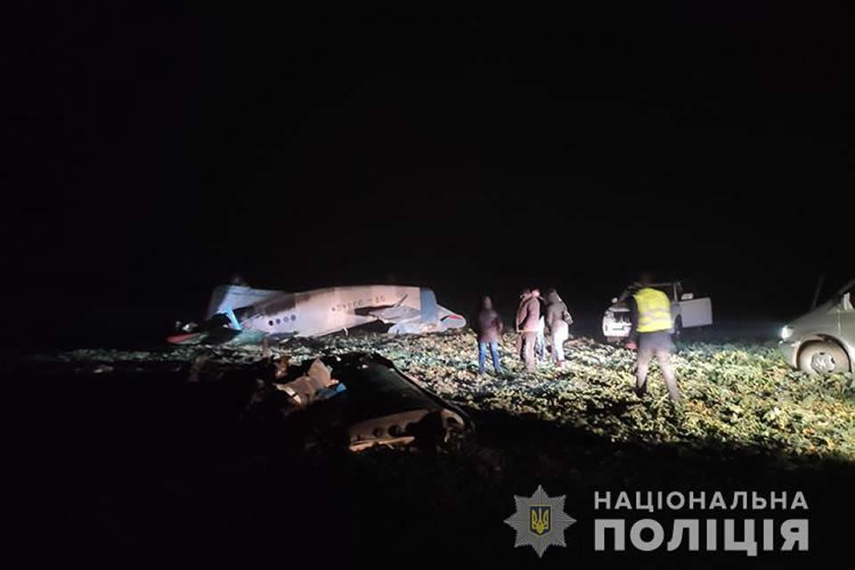 Самолет упал на Тернопольщине