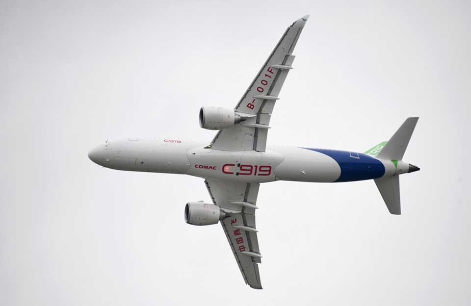 Перший поставлений Comac C919 все ще без пасажирів